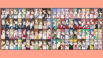 Don't bother to tags it 2 again >.>, anime, group, crowd, girls, characters, backgrounds HD wallpaper