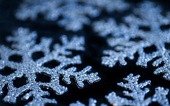 Winter, New Year, Snowflakes, Macro, Christmas HD wallpaper