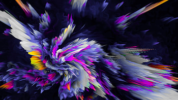 Flower Birth Abstract , abstract, artist, artwork, digital-art HD wallpaper