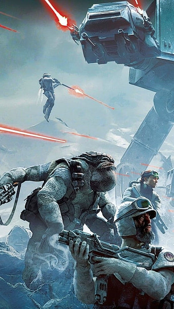 Star Wars, Star Wars Battle HD phone wallpaper
