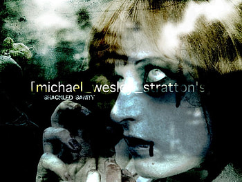Shackled Sanity, clouds, blood, insane, woman HD wallpaper