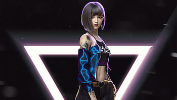Short Hair Neon Girl Scifi Art , scifi, neon, artist, artwork, digital-art, artstation HD wallpaper