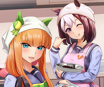Silence Suzuka & Special Week, Special Week (Uma Musume), Silence Suzuka, Anime, Uma Musume: Pretty Derby HD wallpaper