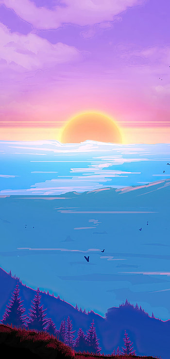 High-quality, Sunset , Beautiful nature graphy HD phone wallpaper