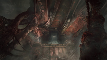 Scorn 2022 release, Immersive gameplay, Creepy atmosphere, Mysterious journey HD wallpaper