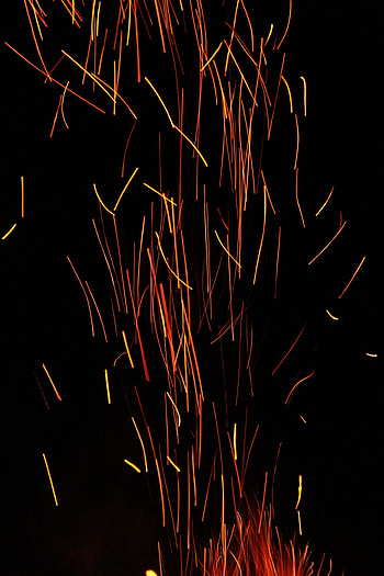 Dark, Glare, Sparks, Glow HD phone wallpaper