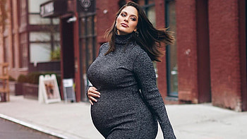 Ashley Graham, Baby boy, Harper's Bazaar Arabia, Celebrity HD wallpaper