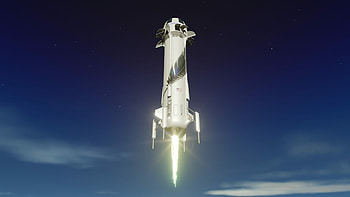 Blue Origin, Manned spaceflight, New Shepard rocket, Space tourism HD wallpaper
