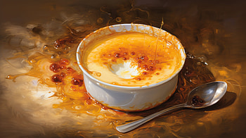 Delicious Crème Brûlée for, food, crème brûlée HD wallpaper
