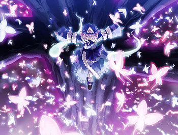 Butterfly, cool, girl, pink, anime HD wallpaper