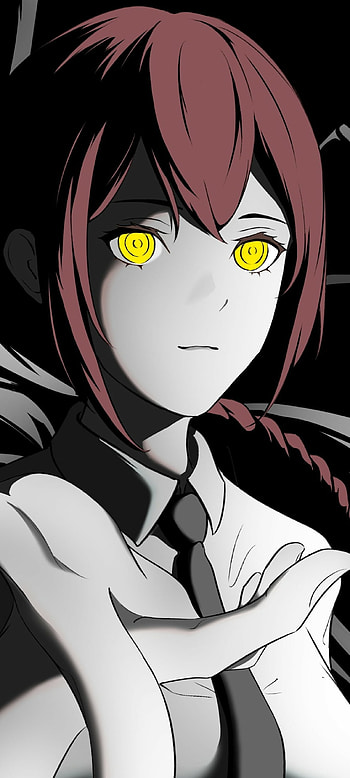 Makima’s Gaze: Striking Chainsaw Man Anime , Makima (Chainsaw Man), Anime, Chainsaw Man HD phone wallpaper