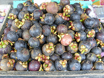 Mangosteen, Juicy fruit, Fresh HD wallpaper
