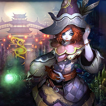 Anime Girl, adventure, video game, anime, cg, fantasy, atlantica online, girl HD wallpaper