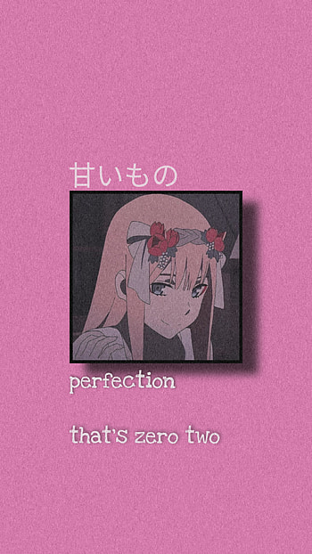 Zerotwo perfect, pink, cute HD phone wallpaper
