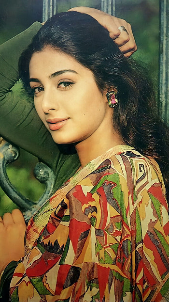Tabu, bollywood actress, vintage HD phone wallpaper