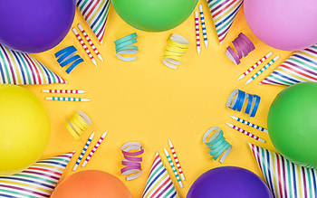 Party balloons , Colorful decorations, Joyous celebration, Festive mood HD wallpaper