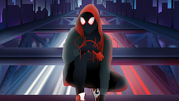 Art Spiderman Miles Morales, spiderman, superheroes, artwork HD wallpaper