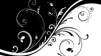 Abstract Art Black And White Roses HD wallpaper
