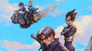 Trunks, trunks, anime-boy, anime, artist, artwork, digital-art, artstation HD wallpaper