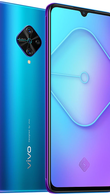 Vivo, Vivo Y16, Blue Mobile HD phone wallpaper