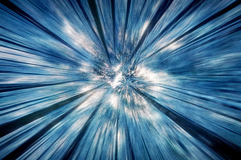 Abstract, Trees, Light, Light Coloured, Rotation HD wallpaper