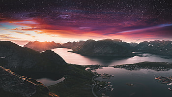 Beautiful Landscape View Of Mountains, landscape, mountains, nature, lake HD wallpaper