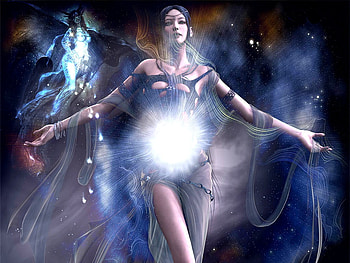 Lady Light, lady, fantasy, light, lovely, nice HD wallpaper