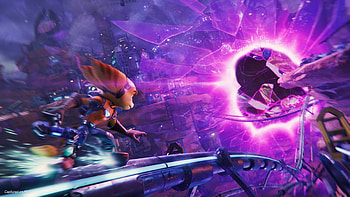 Ratchet & Clank Rift Apart Scatting HD wallpaper