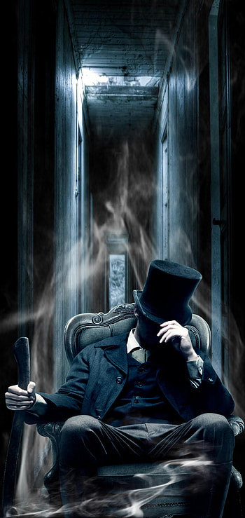 Lonely Demon, art, dark HD phone wallpaper