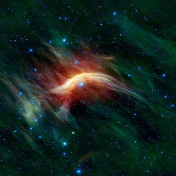 Zeta Ophiuchi, runaway star, ophiuchus, nasa, wise, space, stars HD wallpaper
