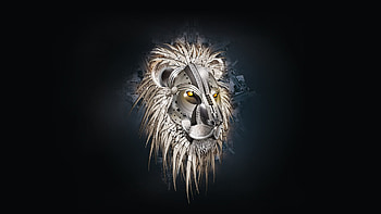creative lion 1920x10801. jpg, animal, creative, wild, lion HD wallpaper