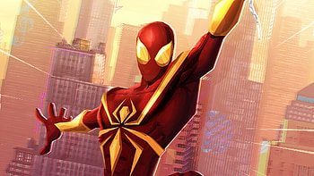 Spiderverse Classic Iron Poster , spiderman, superheroes, artstation HD wallpaper