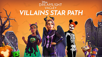 Disney Dreamlight Valley Villains Star Path, video game, Disney Dreamlight Valley HD wallpaper