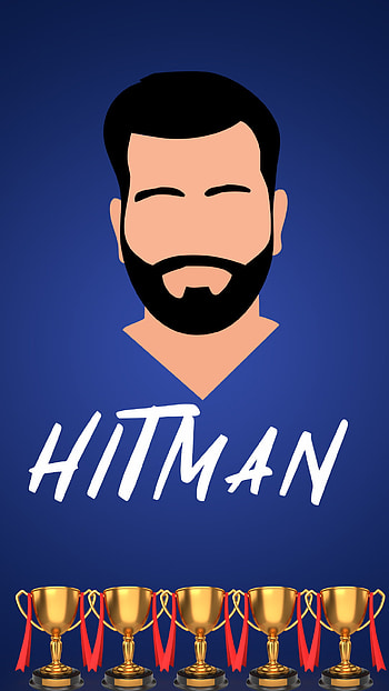 Rohit Sharma, hitman45, hitman, rohit45, rohitsharma HD phone wallpaper