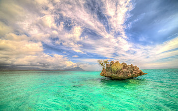 Mauritius Island, Turquoise waters, Tropical bliss, Captivating landscapes HD wallpaper