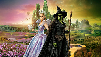 Wicked: For Good — Glinda & Elphaba, Movie, Ariana Grande, Cynthia Erivo HD wallpaper