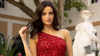 Renee Murden Sophia Thomas Designs , renee-murden, celebrities, girls, model, red-dress HD wallpaper