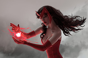 Scarlet Witch Marvel Character Cosplay, scarlet-witch, superheroes, cosplay, artist, artwork, digital-art, deviantart HD wallpaper