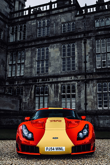 Sports, Cars, Car, Front View, Machine, Sports Car, Tvr Sagaris HD phone wallpaper