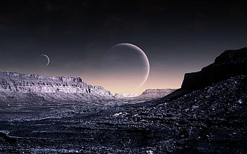 Landscape, Planets, Universe HD wallpaper