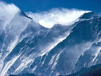 high mountains, openland, art, himalayan, nature, mountains, everest HD wallpaper