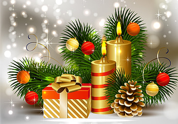 Holidays, New Year, Christmas, Xmas, Candles HD wallpaper