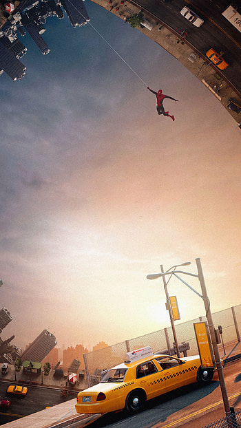 Spider-Man: No Way Home, Flying, Ultra , Mobile HD phone wallpaper