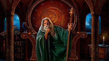 Mystical mage, Spellcasting abilities, Wizardry art, Magical HD wallpaper