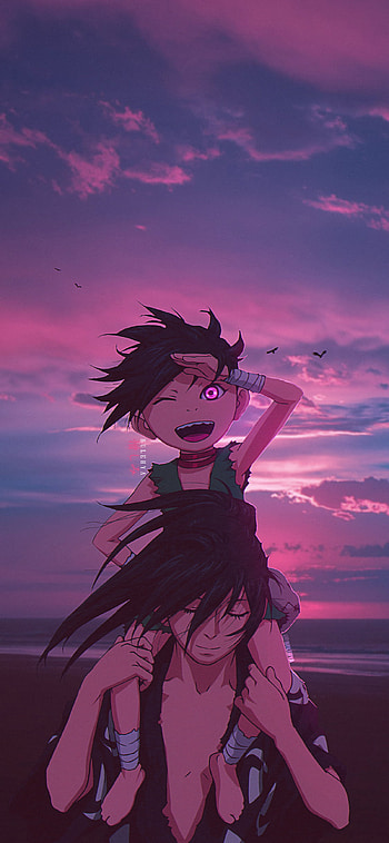 Dororo Hyakkimaru, cloud, sky, alone, japan, sad, 90s, samurai, anime, sea HD phone wallpaper