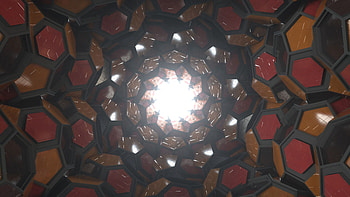 Bright, Structure, 3D, Fractal, Glow HD wallpaper
