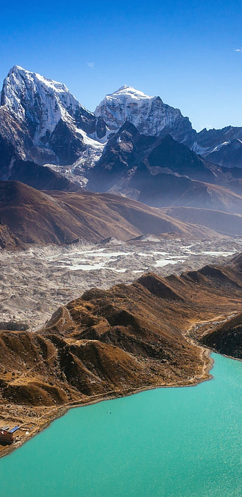 Rocky mountains, Himalayas, Samsung Galaxy Note 9, Q HD phone wallpaper