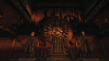 Wuchang: Fallen Feathers – Mystic Buddha Statue, video game, Wuchang: Fallen Feathers HD wallpaper
