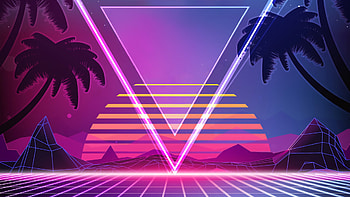 Retro triangles, Vintage design, Nostalgic patterns, Triangular world HD wallpaper
