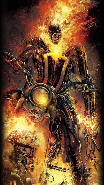 Ghost Rider, Marvel, Ghost Rider Marvel HD phone wallpaper